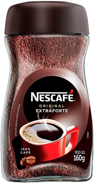 Nescafe Extra Forte Cafe Soluvel 160g -  Instant coffee extra strong