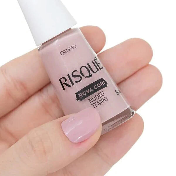 Risque Esmalte Cremoso Nudeu Tempo 8ml