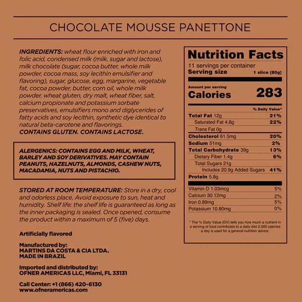 Ofner Panettone Chocolate Mousse 1kg