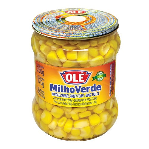 Milho Verde em Conserva 250g - Ole Pickled Sweet Corn 10.5 oz