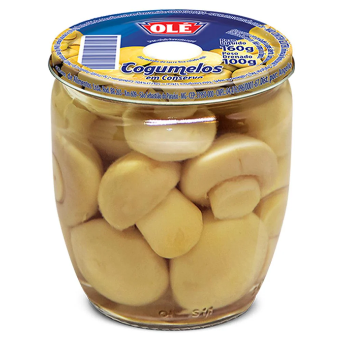 Ole Cogumelos Champignon em Conserva 160g/100g