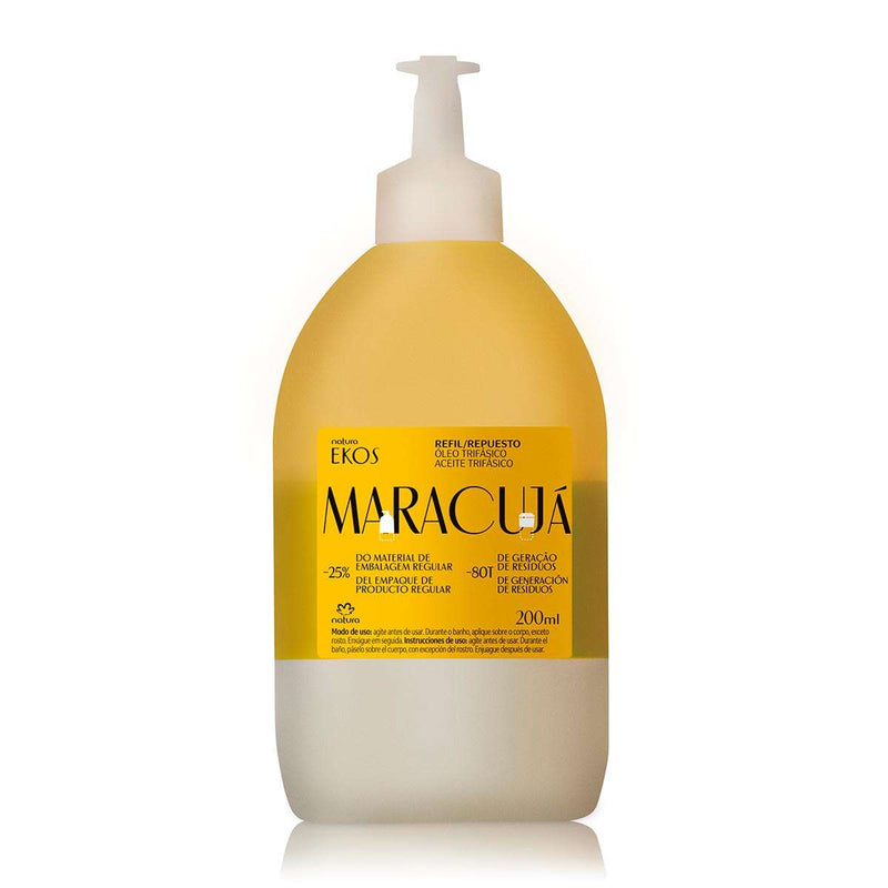 Natura Ekos Refil Oleo Trifasico Maracuja 200ml