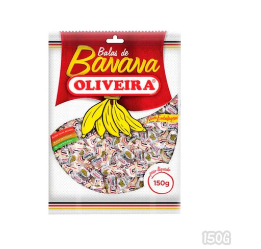 Oliveira Bala de Banana Tradicional - Banana Candy - Hi Brazil Market