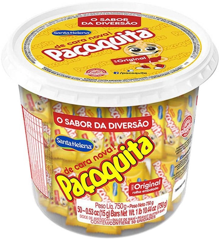 Santa Helena Pacoquita Rolha Embalada 50 unidades 750g