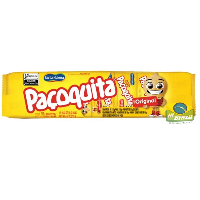 Santa Helena Pacoquita Tablete Pack 12 unidades