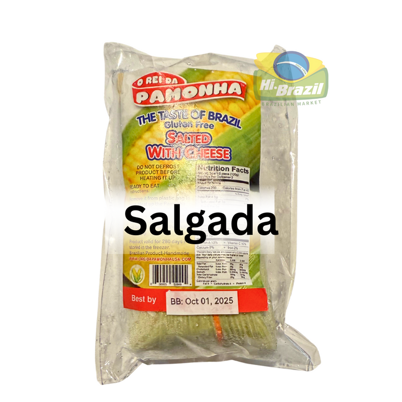 O Rei da Pamonha Pamonha Salgada com queijo 1und