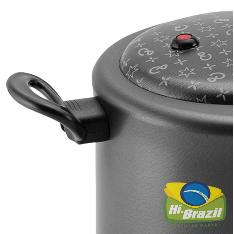 Panelux Panela de PressÃƒÂ£o 4,5 Litros Magnific Grafite Antiaderente