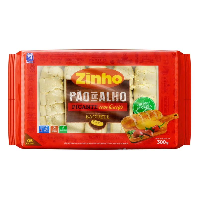 Zinho Spicy Garlic Bread with Cheese 300g