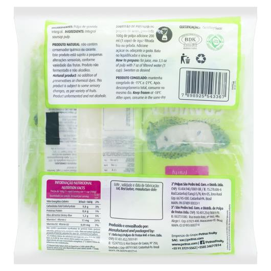 Petruz Soursop Pulp 400g