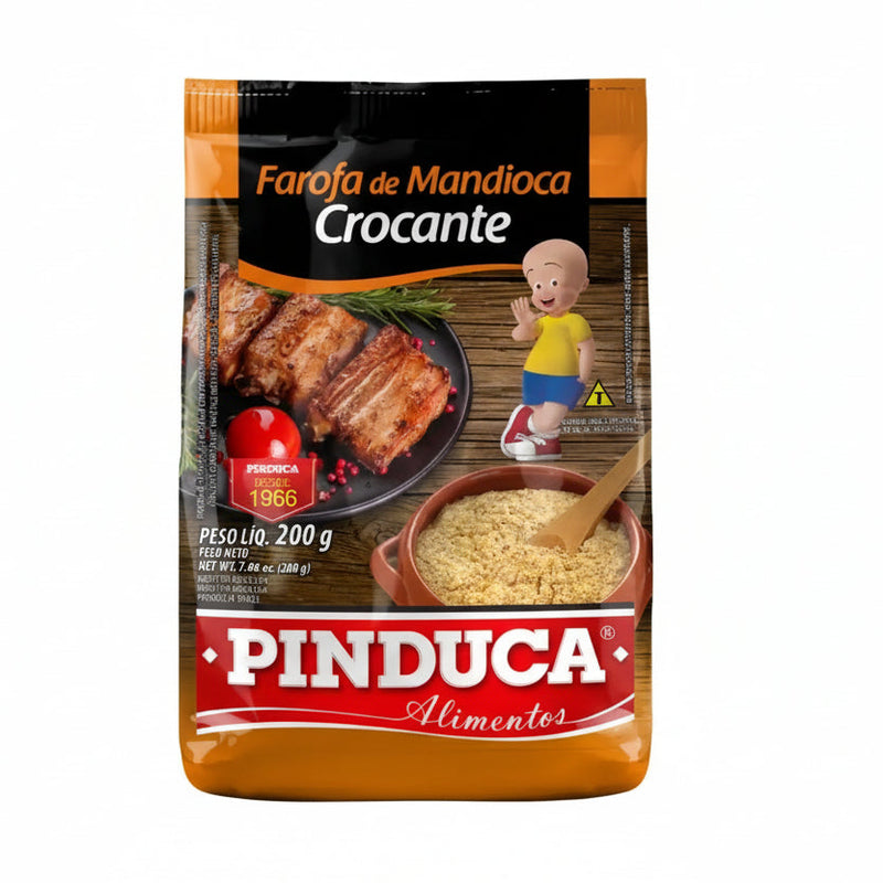 Pinduca Farofa Pronta Temperada 200g