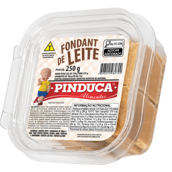 Pinduca Fondant de Leite 250g