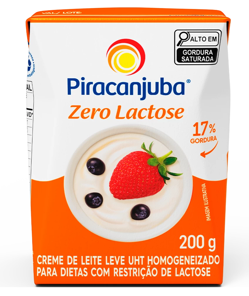 Piracanjuba Creme de Leite Zero Lactose 200g — Hi Brazil Market