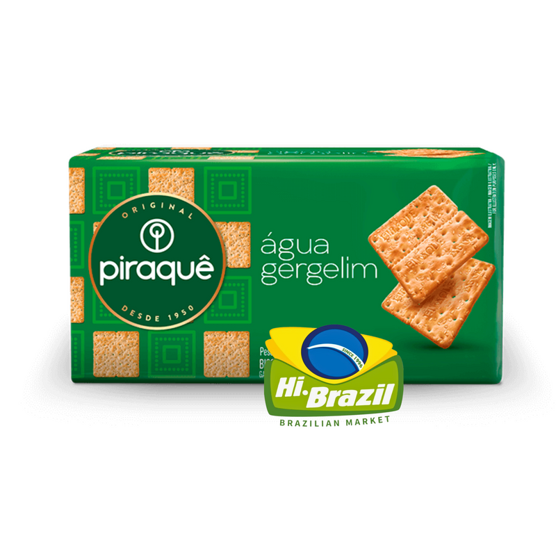 Piraque Biscoito de Agua e Gergelim 200g