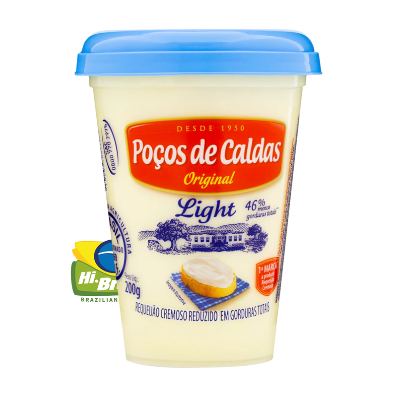 Pocos de Caldas Requeijao Light 200g