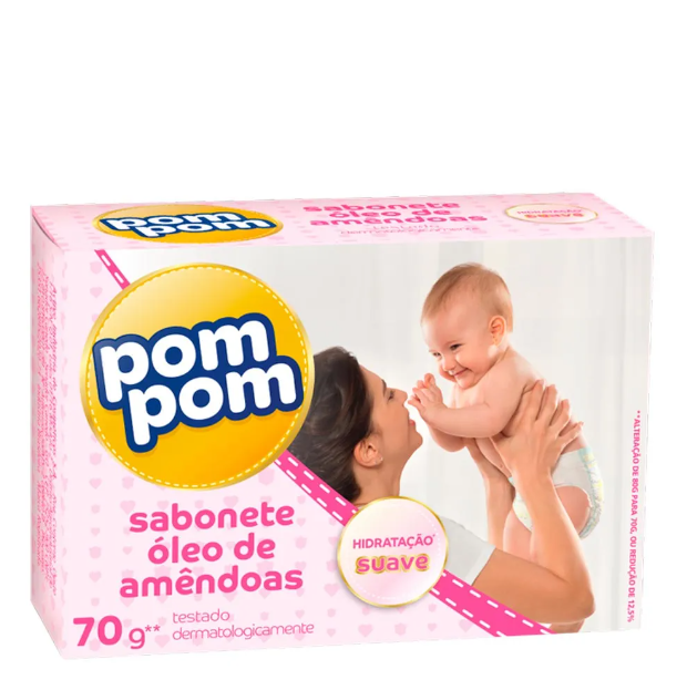 Pompom Sabonete Bebe 80g