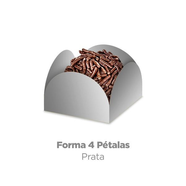 Forminha Caixinha 4 Petalas Lisa