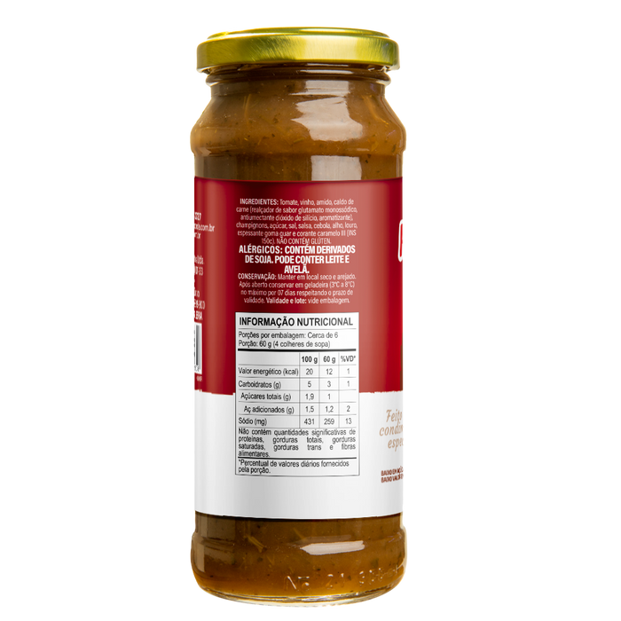 Predilecta Gourmet Molho Madeira  para carnes 340g