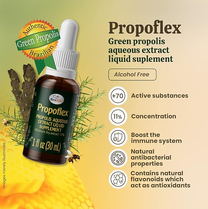 BeeLife Propoflex Extrato de Propolis Verde Sem Alcool 11% 30ml