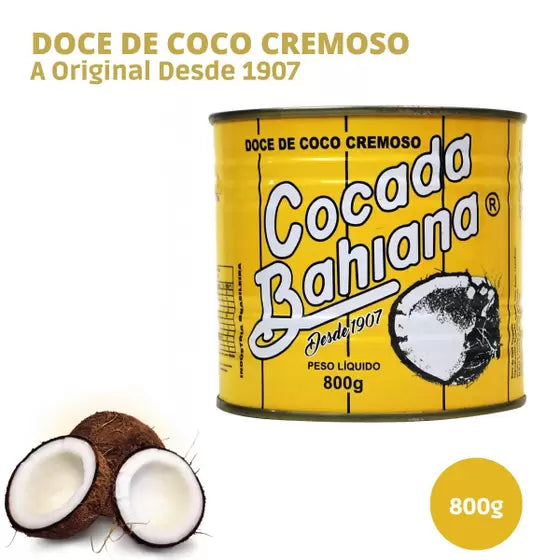 Quysanta Cocada Bahiana Doce de Coco Cremoso 800g