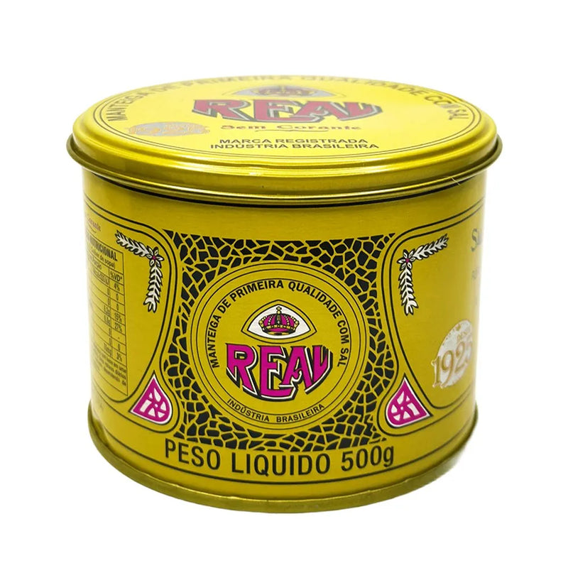 Real Manteiga de Primeira Qualidade Com Sal 500g