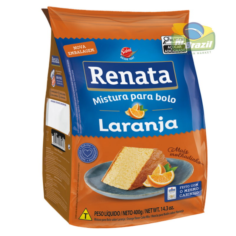 Renata Mistura para Bolo sabor Laranja 400g