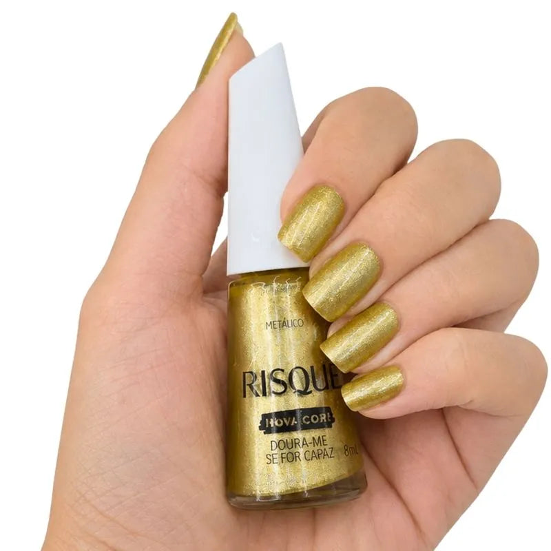 Risque Doura Me If You Can Metallic Nail Polish 8ml