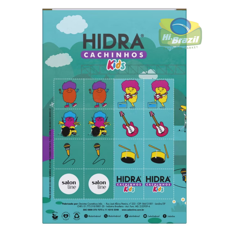 Salon Line Kit Hidra Kids Shampoo e Condicionador Cachinhos 300ml