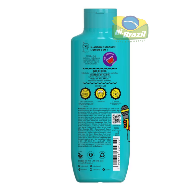 Salon Line Kit Hidra Kids Shampoo e Condicionador Cachinhos 300ml