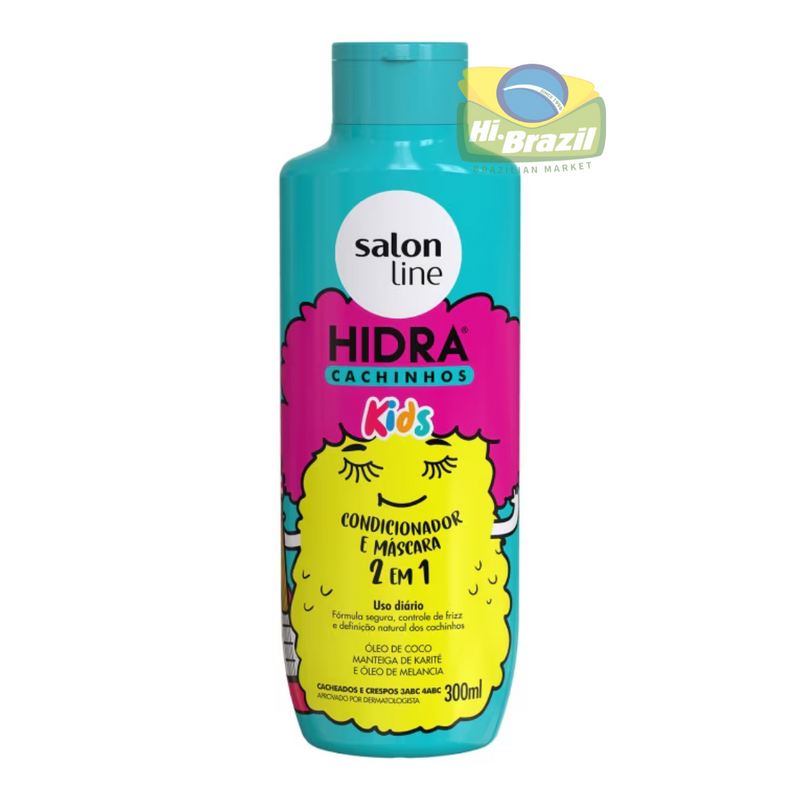 Salon Line Kit Hidra Kids Shampoo e Condicionador Cachinhos 300ml