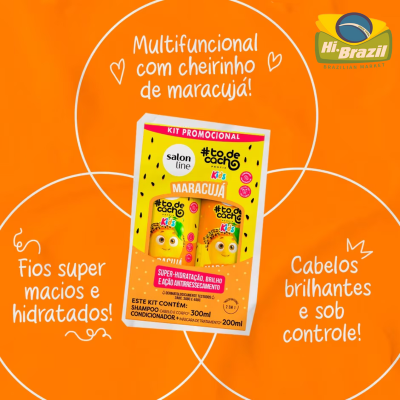 Salon Line Kit Kids Shampoo e Condicionador Maracuja