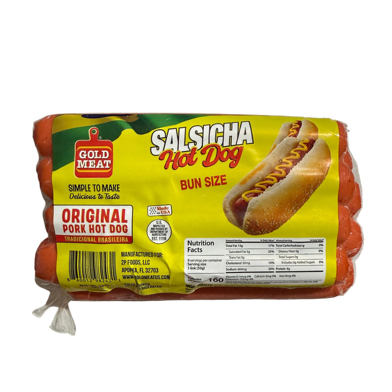 Gold Meat Salsicha Hot Dog 397g