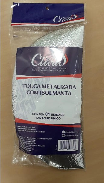 Santa Clara Touca Metalizada com Isolmanta - Metallic Cap