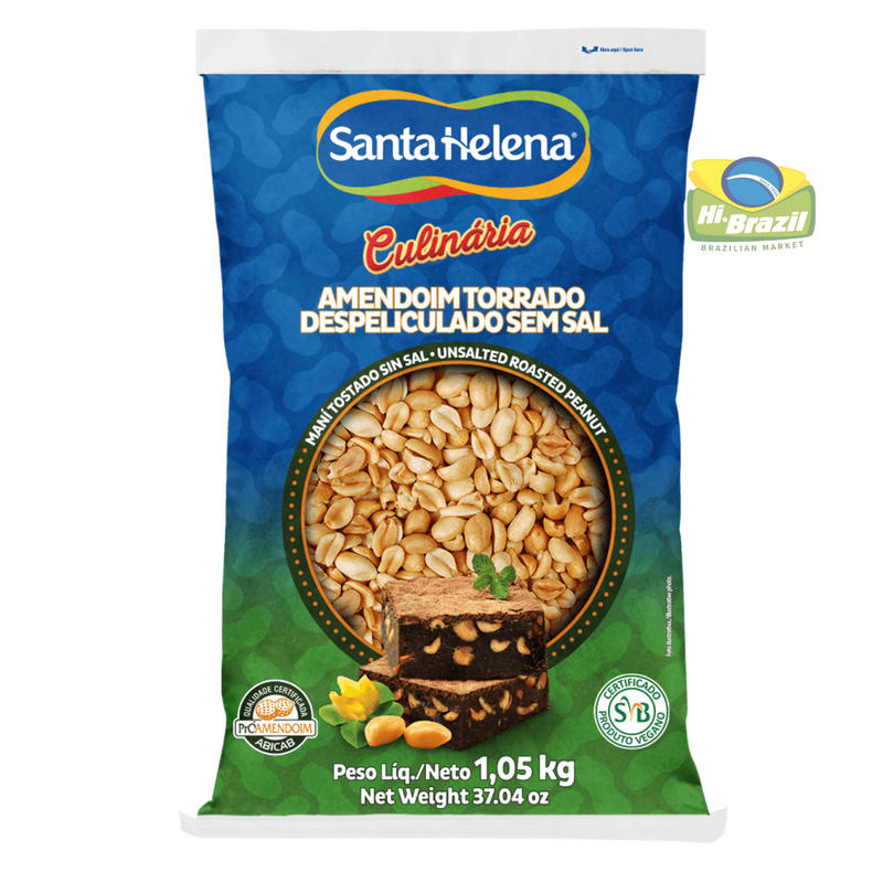 Santa Helena Amendoim Torrado Sem Pele 500g