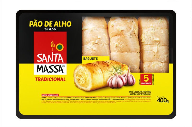 Santa Massa Garlic Bread 400g