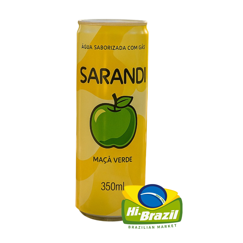Sarandi Agua com Gas Sabor Maca Verde 350ml