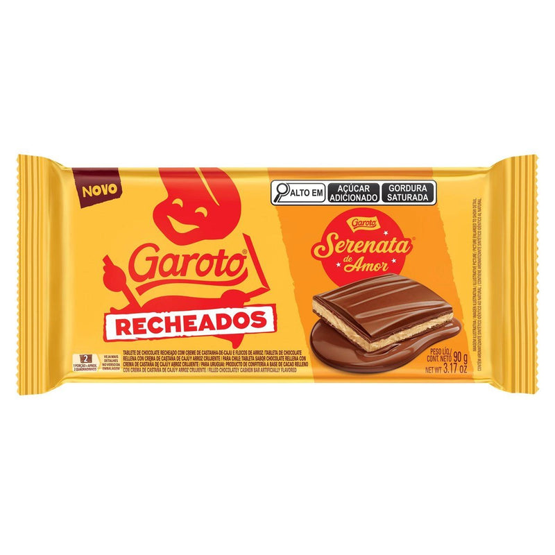 Garoto Serenata de Amor Barra Recheados 90g