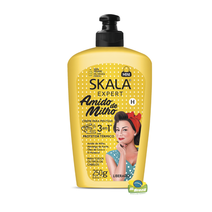 Skala Amido de Milho Creme Pentear 3 em 1 - 250g