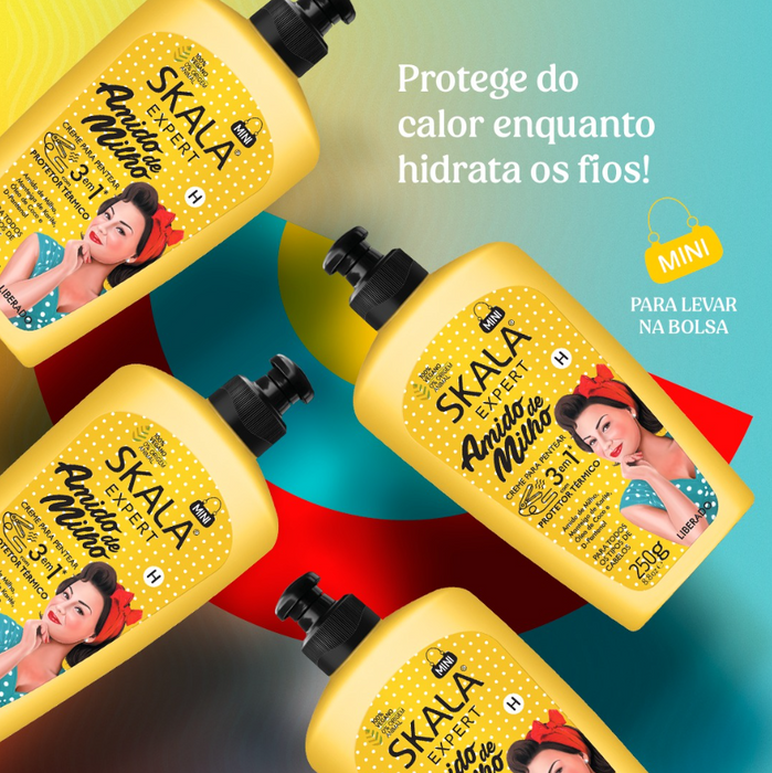 Skala Amido de Milho Creme Pentear 3 em 1 - 250g