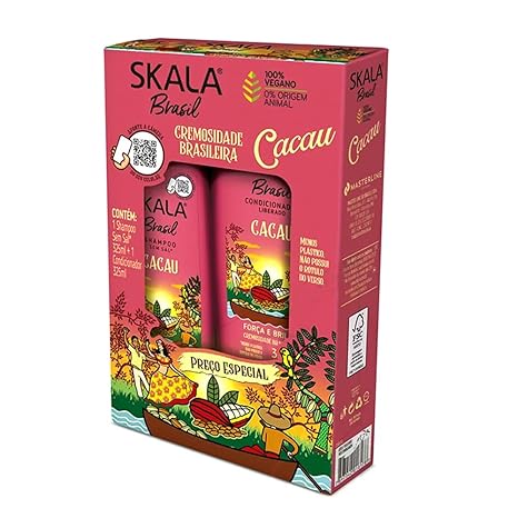 Skala Kit Cacau Shampoo e Condicionador
