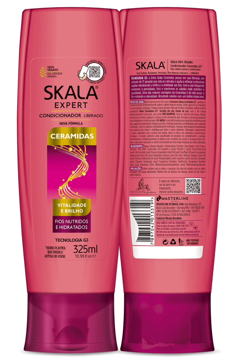Skala Kit Ceramidas Shampoo e Condicionador