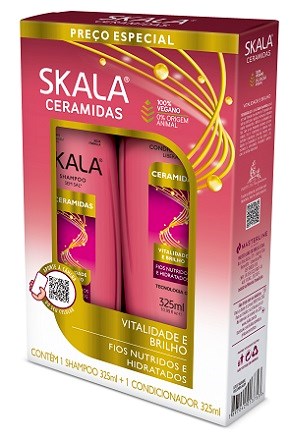 Skala Kit Ceramidas Shampoo e Condicionador