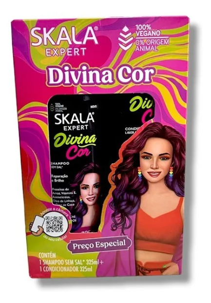 Skala Kit Divina Cor Shampoo e Condicionador