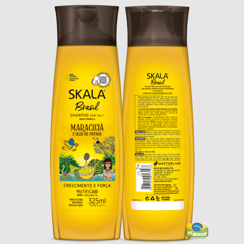 Skala Kit Maracuja e Oleo de Pataua Shampoo e Condicionador 325ml
