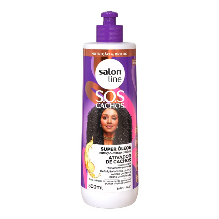 Salon Line Ativador de Cachos SOS Cachos Super Óleos 500ML