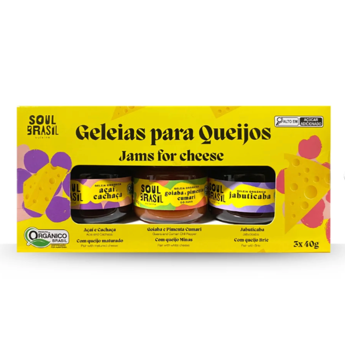 Soul Brasil Mini Cheese Jams - 3x40g