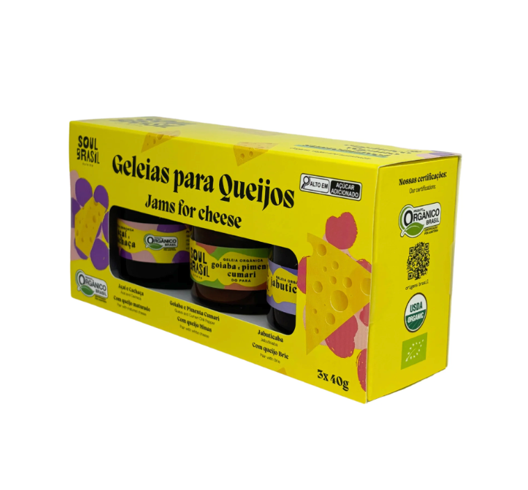 Soul Brasil Mini Cheese Jams - 3x40g