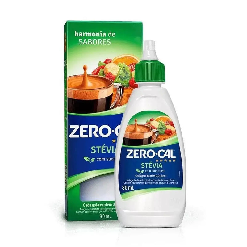 Zero Cal Adocante Stevia Liquido 80ml