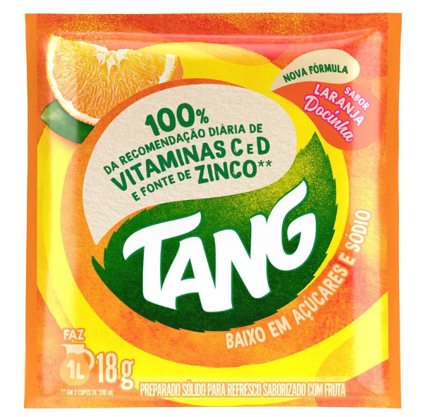 Tang Refresco Laranja Docinha 18g