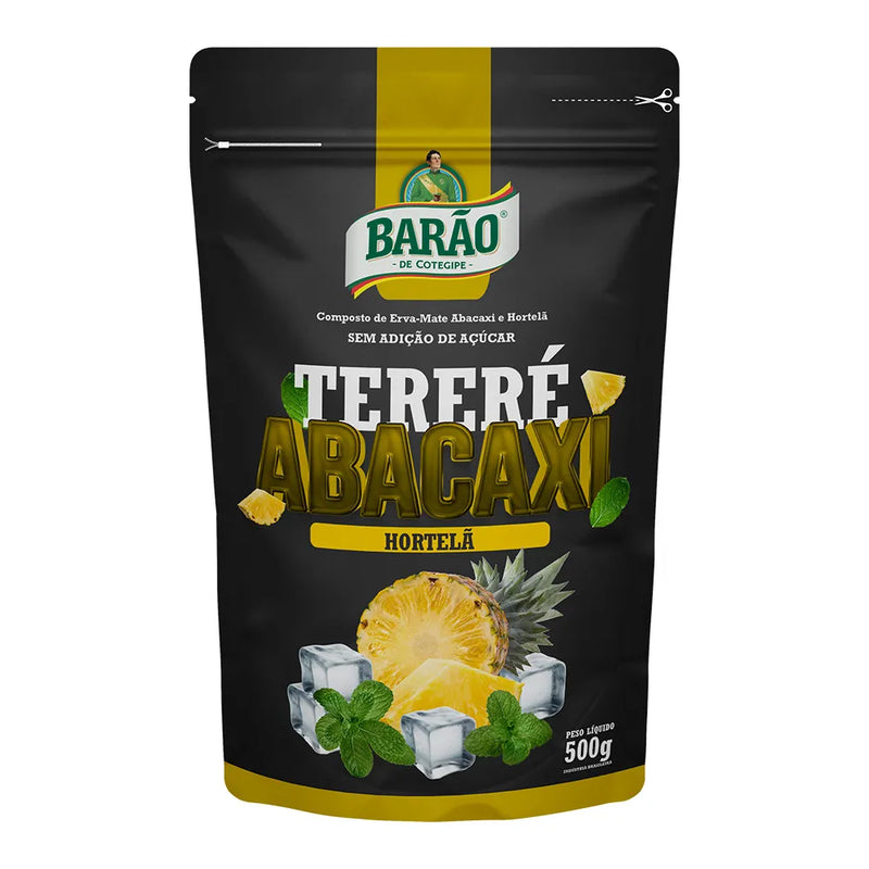Barao Erva Mate Terere Abacaxi e Hortela 500g