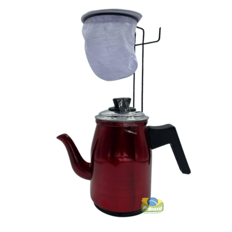 Teteu Coffee Filter with Teapot + 2 Small Mugs